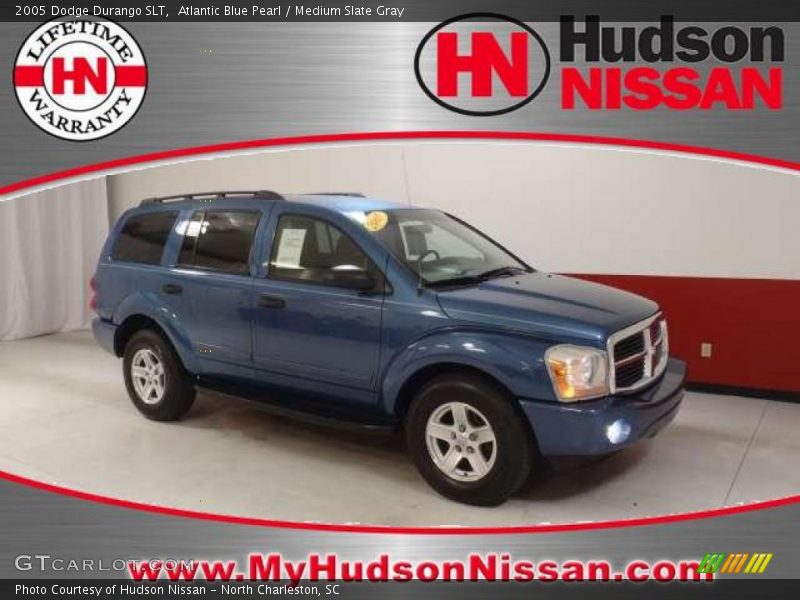 Atlantic Blue Pearl / Medium Slate Gray 2005 Dodge Durango SLT
