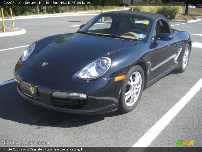 Midnight Blue Metallic / Sand Beige 2006 Porsche Boxster