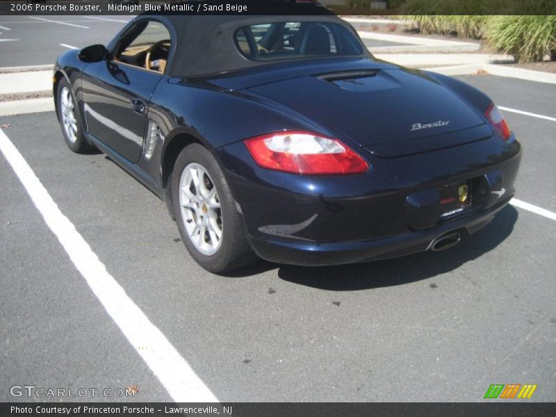 Midnight Blue Metallic / Sand Beige 2006 Porsche Boxster
