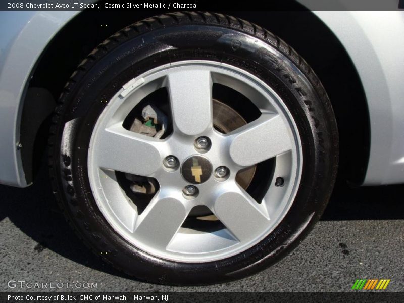 Cosmic Silver Metallic / Charcoal 2008 Chevrolet Aveo LT Sedan