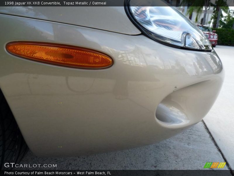 Topaz Metallic / Oatmeal 1998 Jaguar XK XK8 Convertible