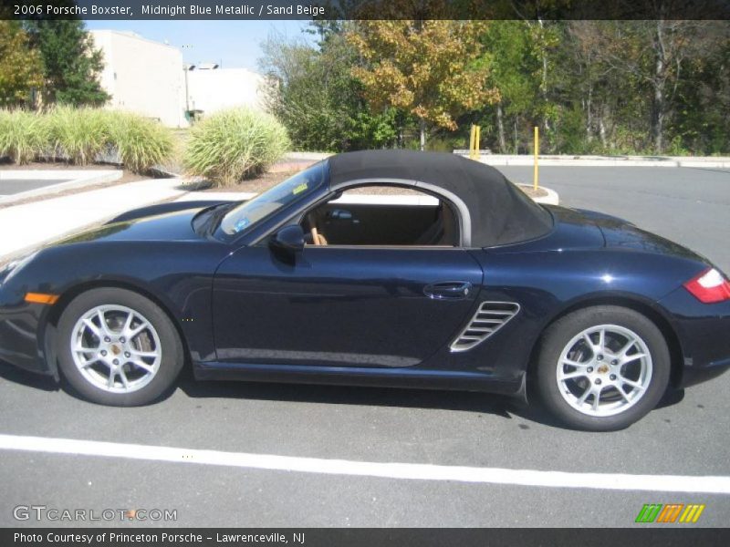 Midnight Blue Metallic / Sand Beige 2006 Porsche Boxster