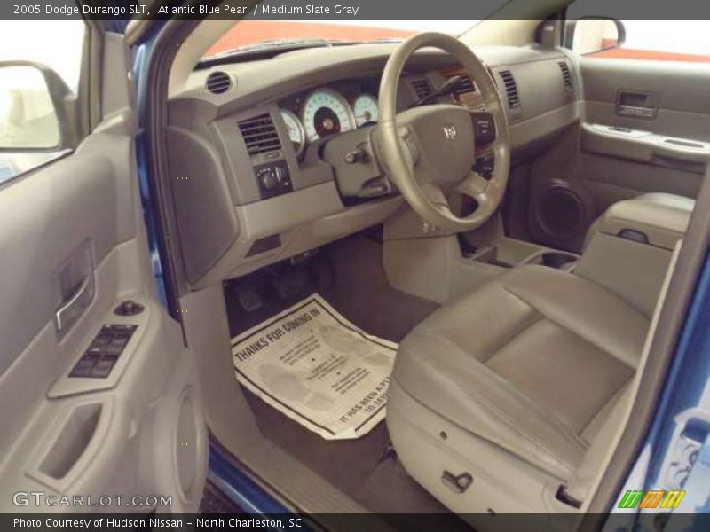 Atlantic Blue Pearl / Medium Slate Gray 2005 Dodge Durango SLT