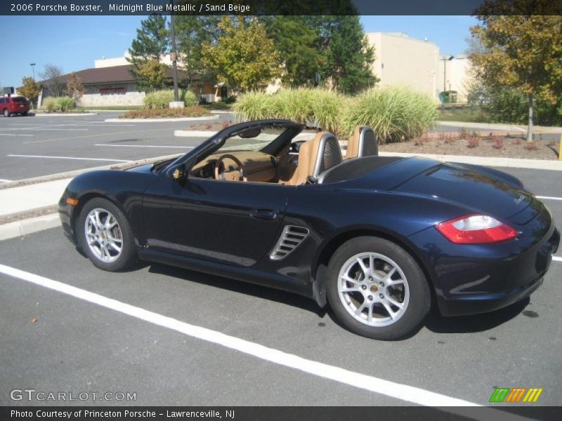 Midnight Blue Metallic / Sand Beige 2006 Porsche Boxster