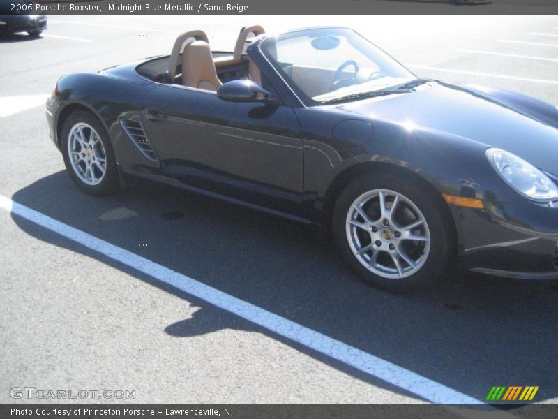 Midnight Blue Metallic / Sand Beige 2006 Porsche Boxster