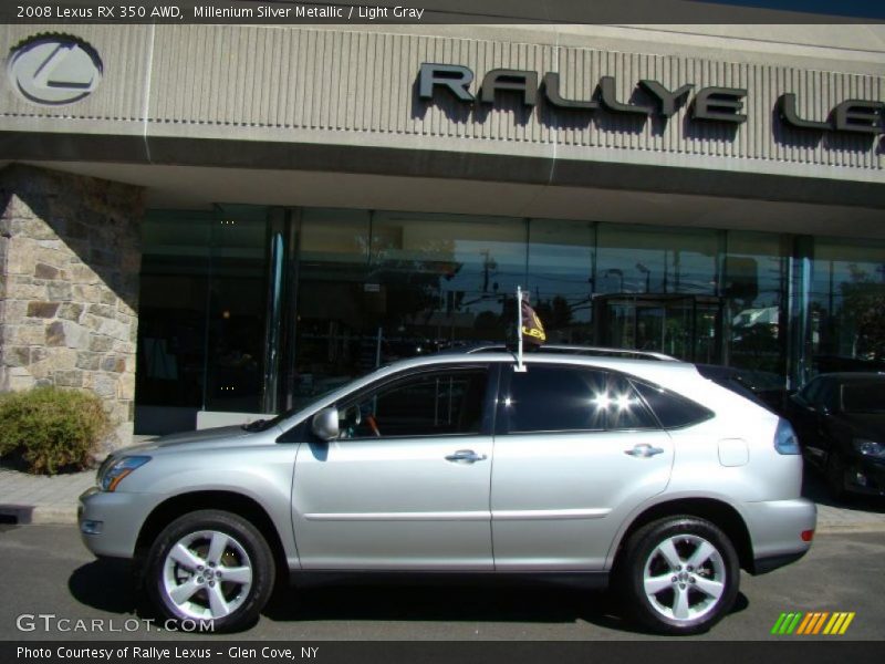 Millenium Silver Metallic / Light Gray 2008 Lexus RX 350 AWD