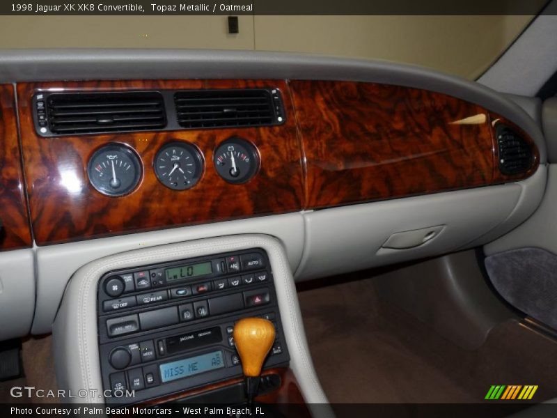Topaz Metallic / Oatmeal 1998 Jaguar XK XK8 Convertible
