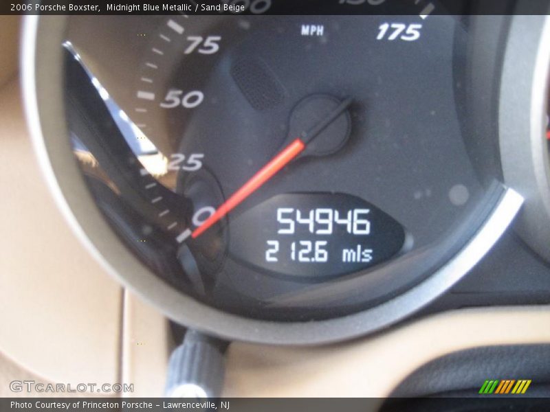 Midnight Blue Metallic / Sand Beige 2006 Porsche Boxster