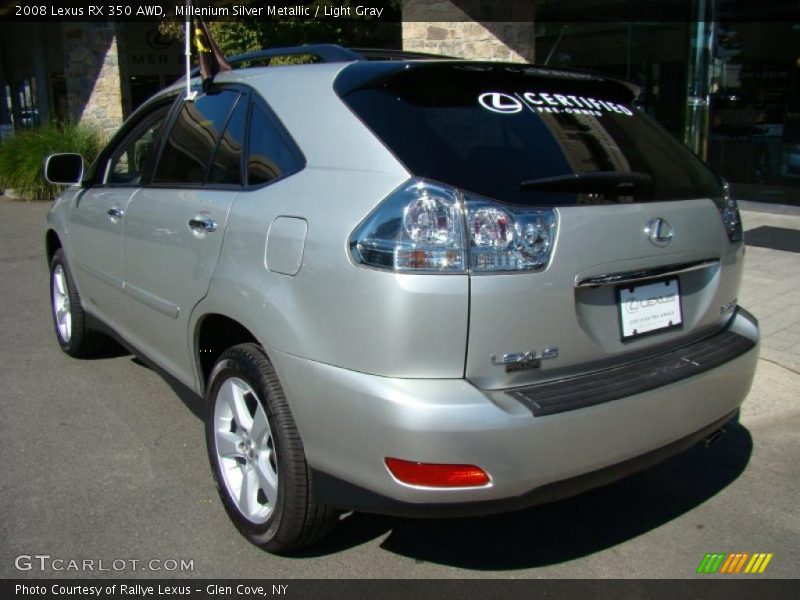 Millenium Silver Metallic / Light Gray 2008 Lexus RX 350 AWD