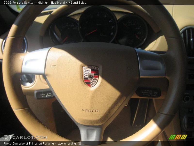 Midnight Blue Metallic / Sand Beige 2006 Porsche Boxster