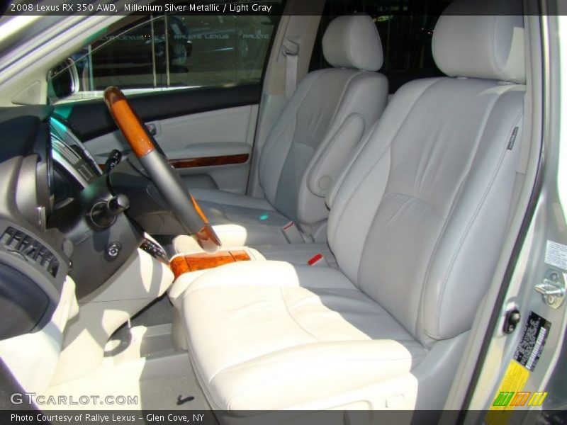 Millenium Silver Metallic / Light Gray 2008 Lexus RX 350 AWD