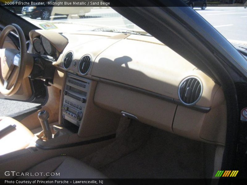 Midnight Blue Metallic / Sand Beige 2006 Porsche Boxster