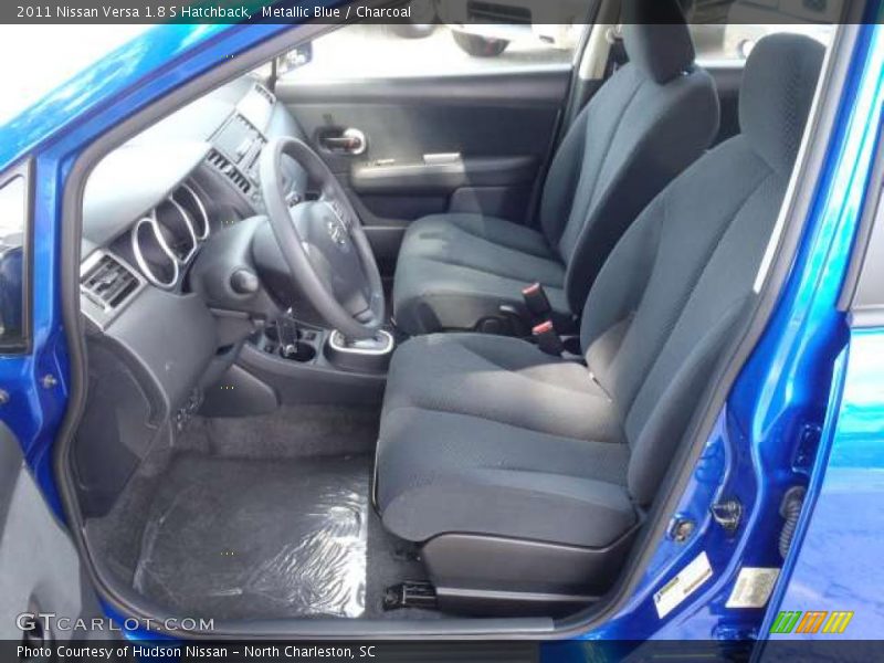 Metallic Blue / Charcoal 2011 Nissan Versa 1.8 S Hatchback