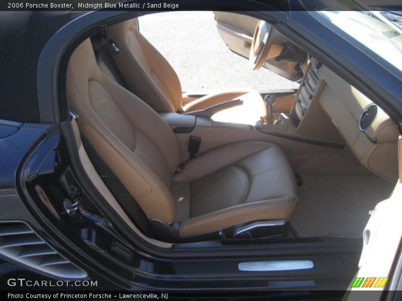 Midnight Blue Metallic / Sand Beige 2006 Porsche Boxster