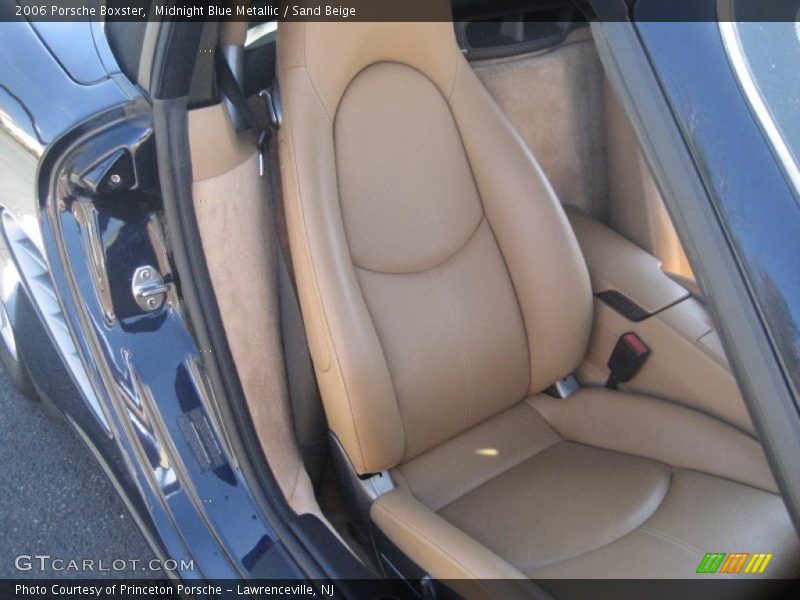 Midnight Blue Metallic / Sand Beige 2006 Porsche Boxster