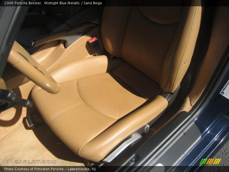 Midnight Blue Metallic / Sand Beige 2006 Porsche Boxster