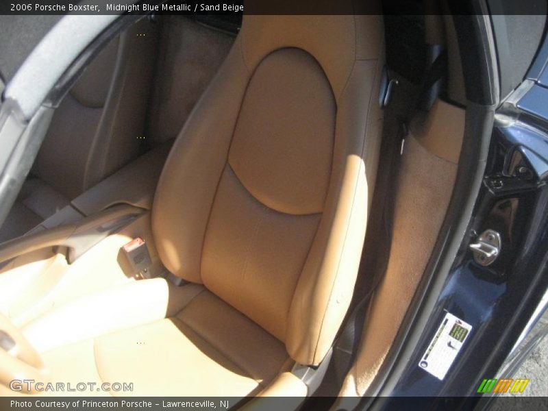 Midnight Blue Metallic / Sand Beige 2006 Porsche Boxster
