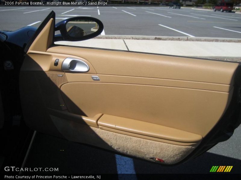 Midnight Blue Metallic / Sand Beige 2006 Porsche Boxster
