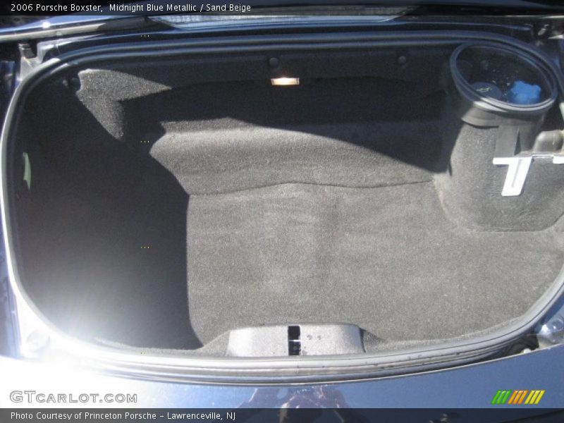 Midnight Blue Metallic / Sand Beige 2006 Porsche Boxster