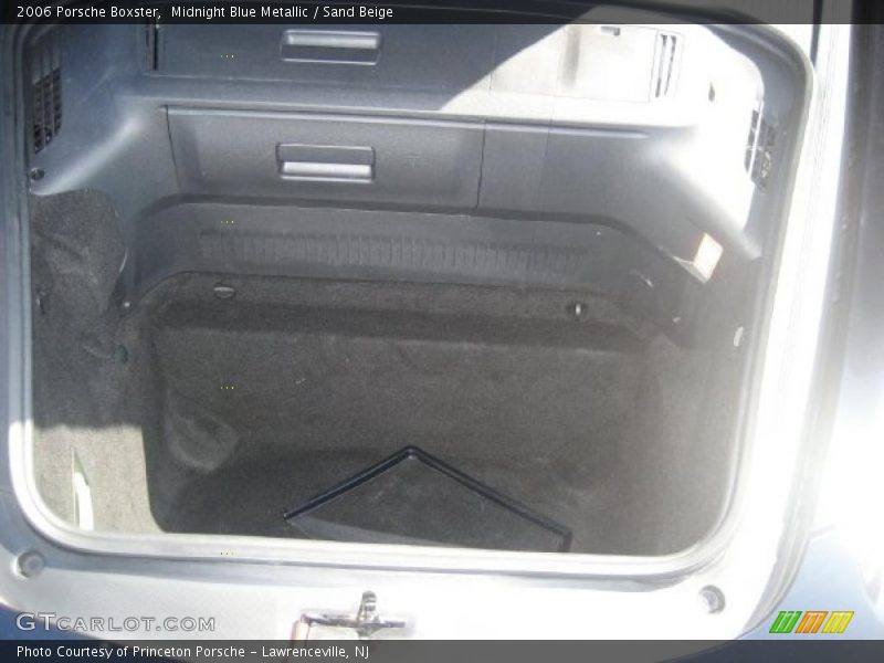 Midnight Blue Metallic / Sand Beige 2006 Porsche Boxster