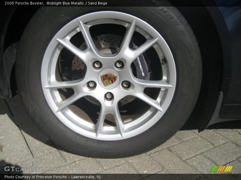 Midnight Blue Metallic / Sand Beige 2006 Porsche Boxster