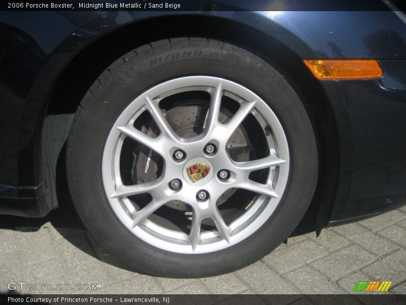 Midnight Blue Metallic / Sand Beige 2006 Porsche Boxster