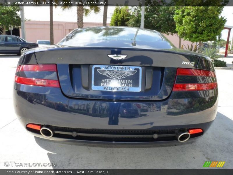 Midnight Blue / Falcon Gray 2006 Aston Martin DB9 Coupe