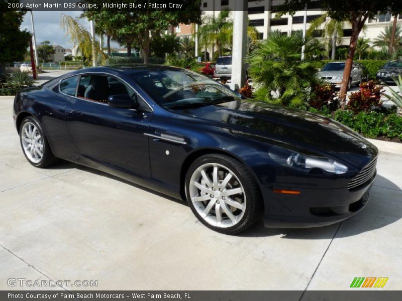 Midnight Blue / Falcon Gray 2006 Aston Martin DB9 Coupe