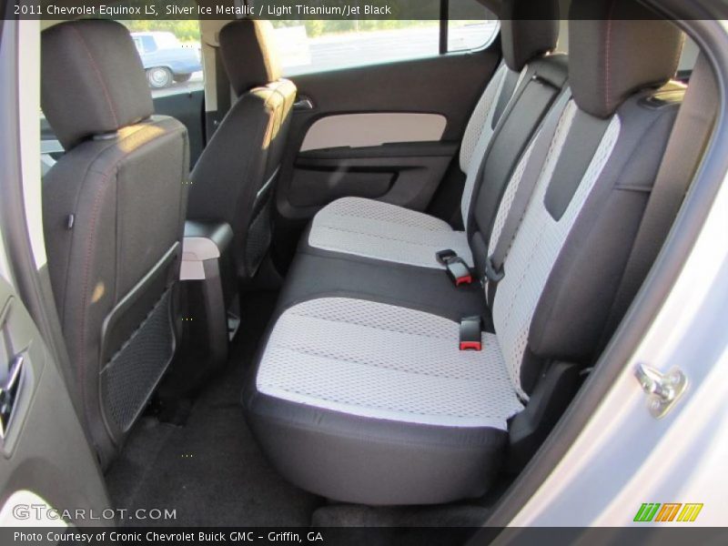 Silver Ice Metallic / Light Titanium/Jet Black 2011 Chevrolet Equinox LS
