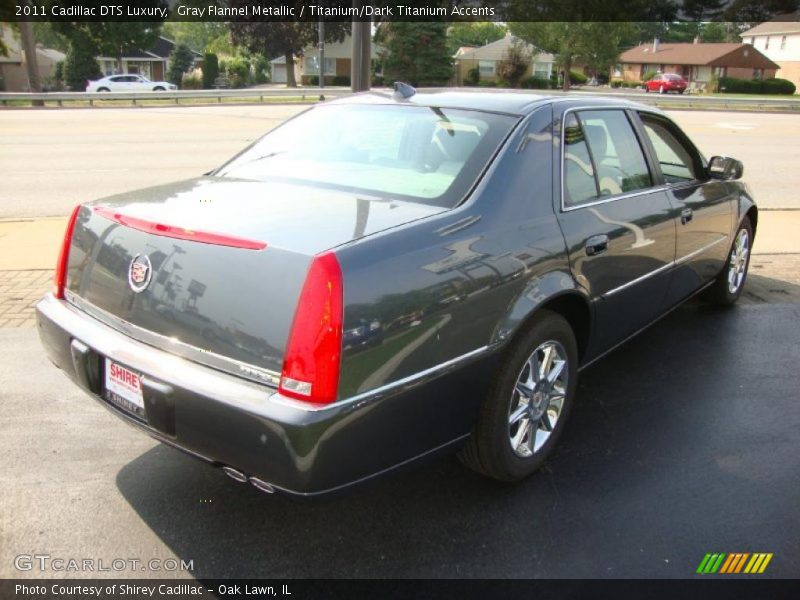 Gray Flannel Metallic / Titanium/Dark Titanium Accents 2011 Cadillac DTS Luxury