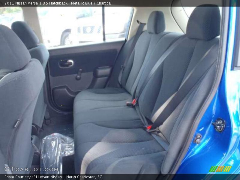 Metallic Blue / Charcoal 2011 Nissan Versa 1.8 S Hatchback
