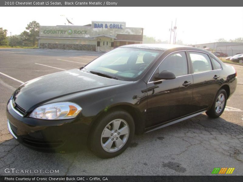 Black Granite Metallic / Ebony 2010 Chevrolet Cobalt LS Sedan
