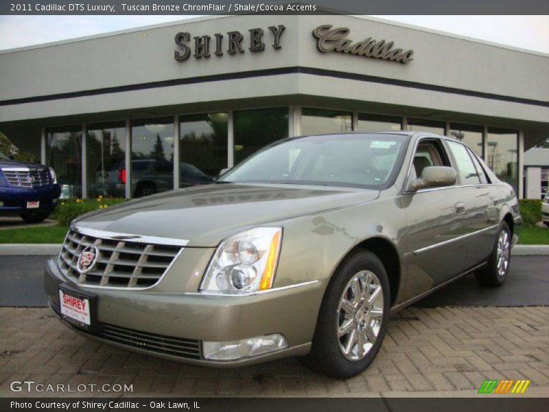 Tuscan Bronze ChromFlair / Shale/Cocoa Accents 2011 Cadillac DTS Luxury