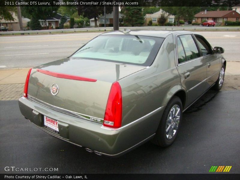 Tuscan Bronze ChromFlair / Shale/Cocoa Accents 2011 Cadillac DTS Luxury