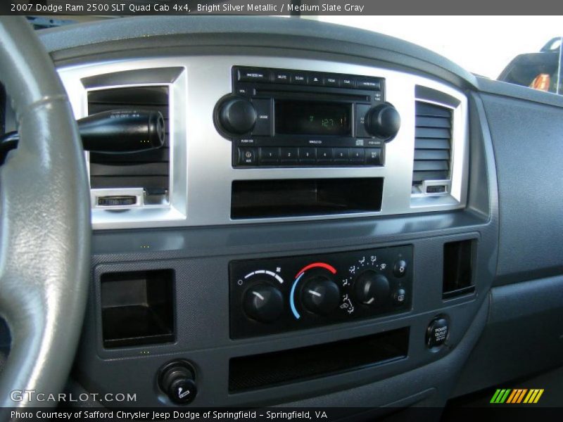 Bright Silver Metallic / Medium Slate Gray 2007 Dodge Ram 2500 SLT Quad Cab 4x4