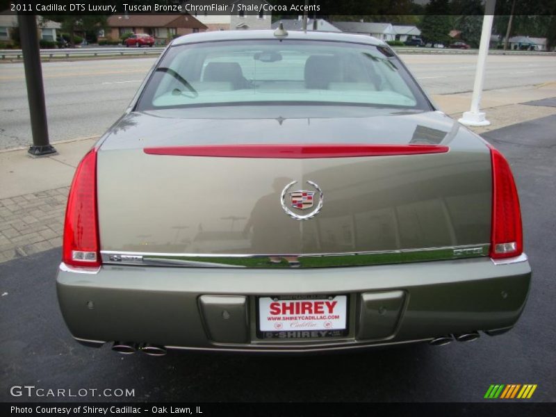 Tuscan Bronze ChromFlair / Shale/Cocoa Accents 2011 Cadillac DTS Luxury