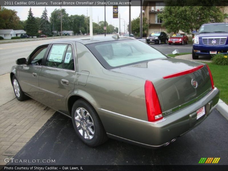 Tuscan Bronze ChromFlair / Shale/Cocoa Accents 2011 Cadillac DTS Luxury