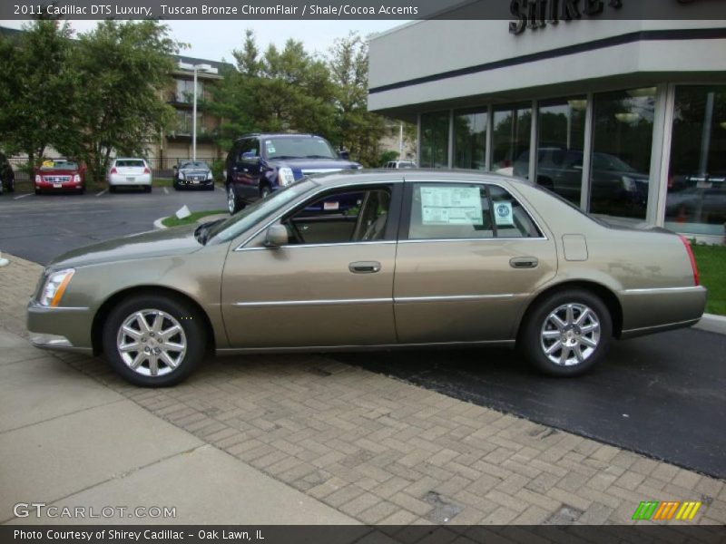 Tuscan Bronze ChromFlair / Shale/Cocoa Accents 2011 Cadillac DTS Luxury