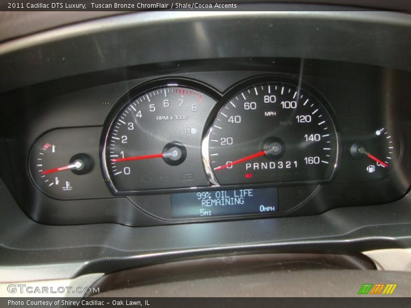 Tuscan Bronze ChromFlair / Shale/Cocoa Accents 2011 Cadillac DTS Luxury