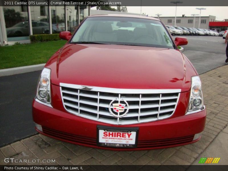 Crystal Red Tintcoat / Shale/Cocoa Accents 2011 Cadillac DTS Luxury