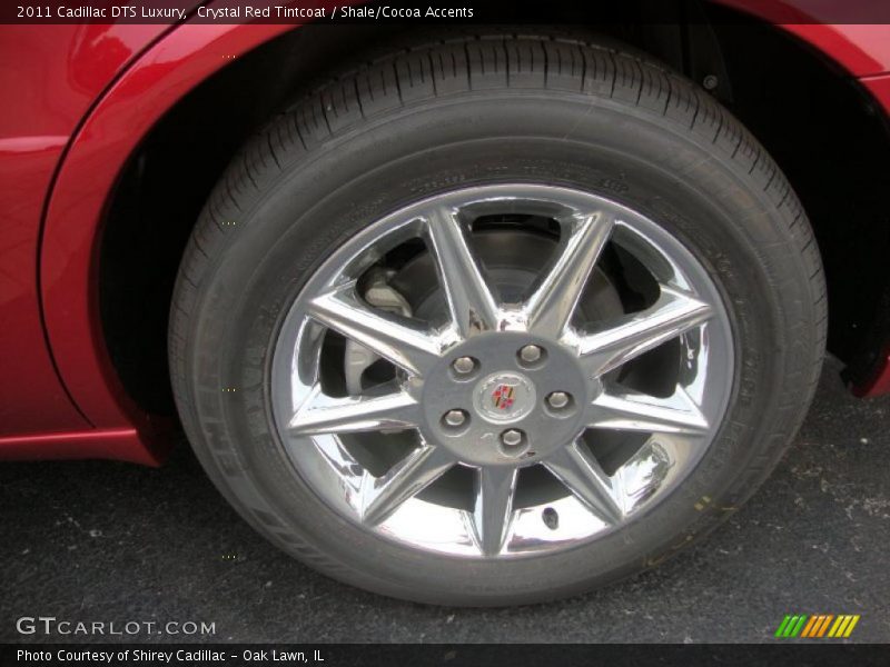 Crystal Red Tintcoat / Shale/Cocoa Accents 2011 Cadillac DTS Luxury