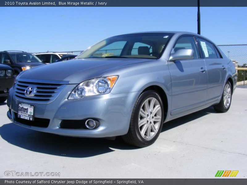 Blue Mirage Metallic / Ivory 2010 Toyota Avalon Limited