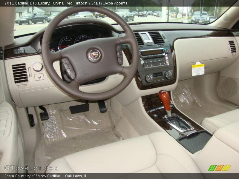 Crystal Red Tintcoat / Shale/Cocoa Accents 2011 Cadillac DTS Luxury