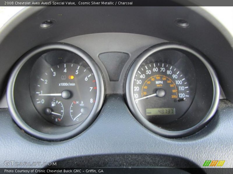 Cosmic Silver Metallic / Charcoal 2008 Chevrolet Aveo Aveo5 Special Value
