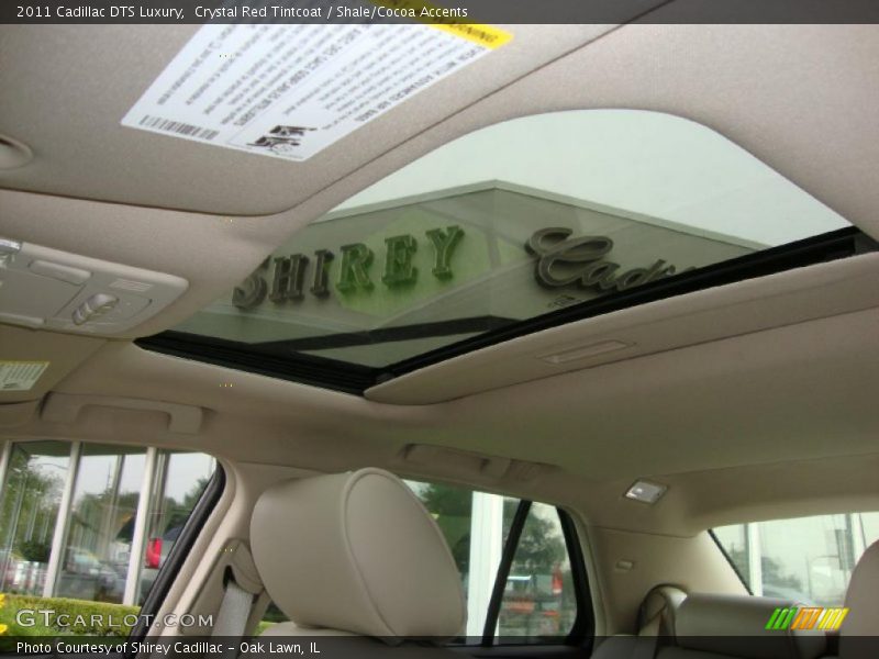Crystal Red Tintcoat / Shale/Cocoa Accents 2011 Cadillac DTS Luxury