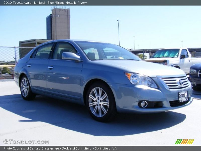 Blue Mirage Metallic / Ivory 2010 Toyota Avalon Limited