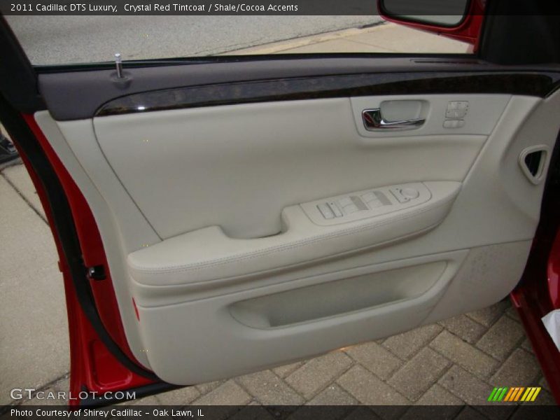 Crystal Red Tintcoat / Shale/Cocoa Accents 2011 Cadillac DTS Luxury