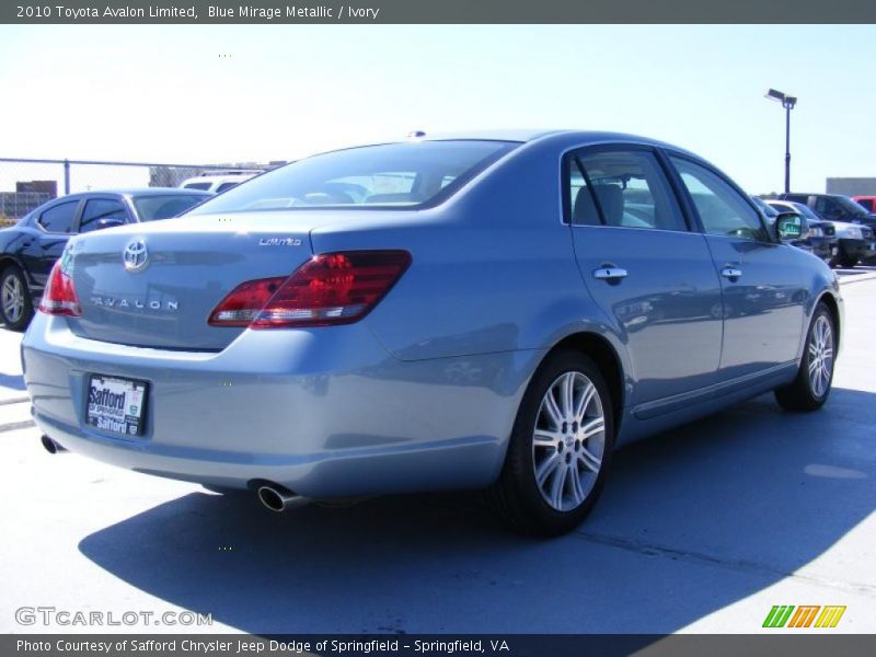 Blue Mirage Metallic / Ivory 2010 Toyota Avalon Limited