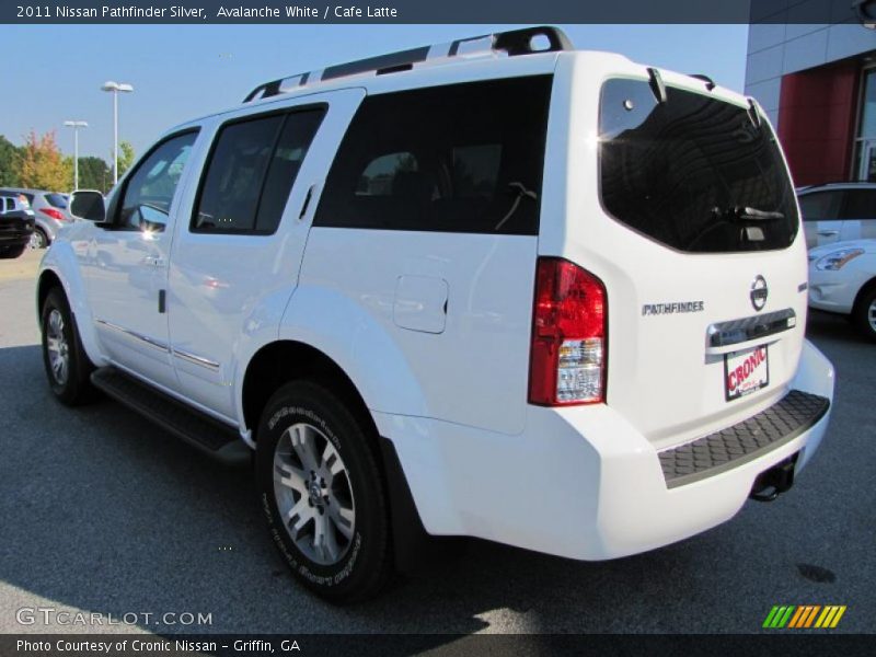 Avalanche White / Cafe Latte 2011 Nissan Pathfinder Silver