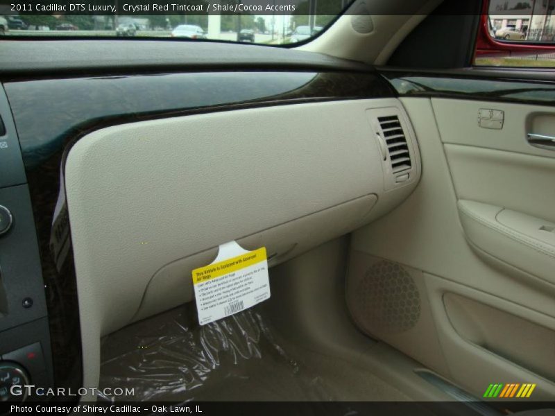 Crystal Red Tintcoat / Shale/Cocoa Accents 2011 Cadillac DTS Luxury